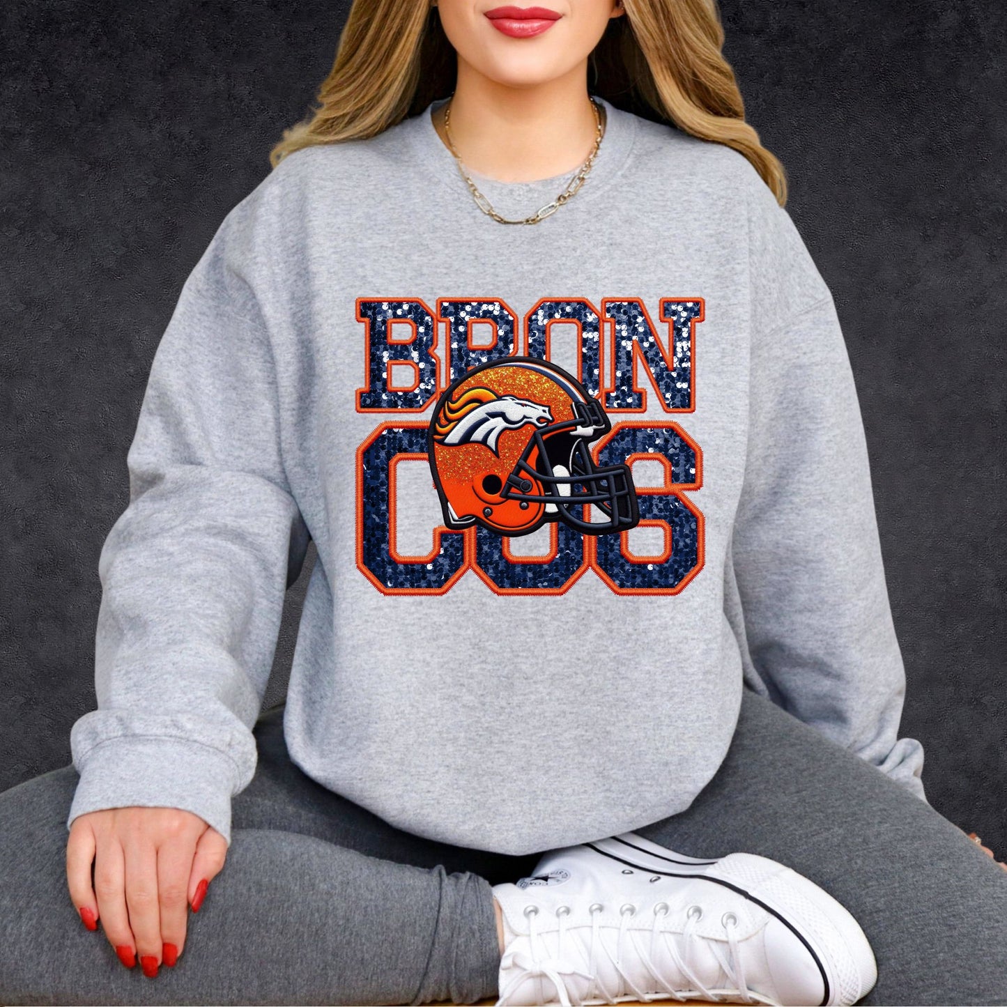 NFL Faux Sequins Sweatshirt