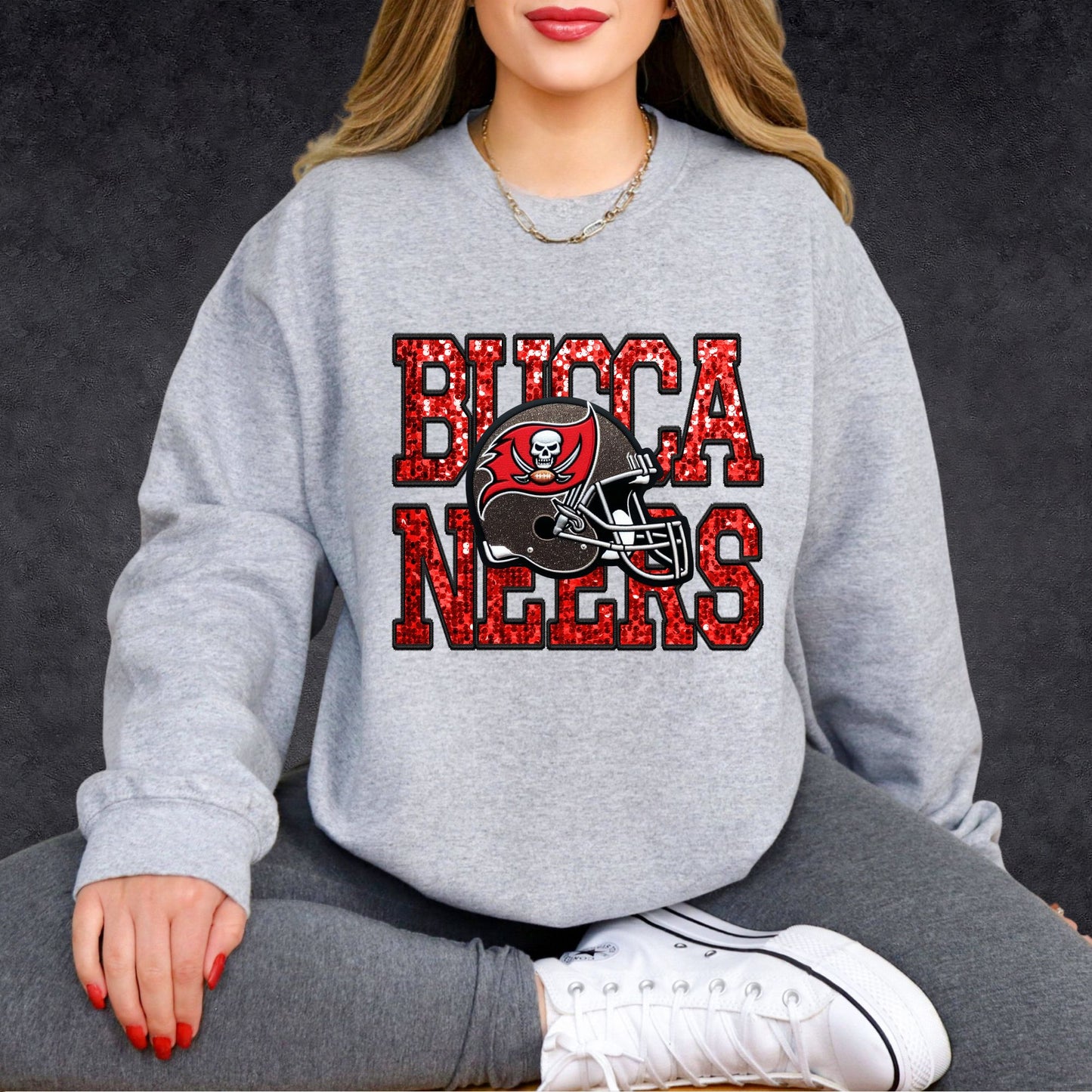 NFL Faux Sequins Sweatshirt