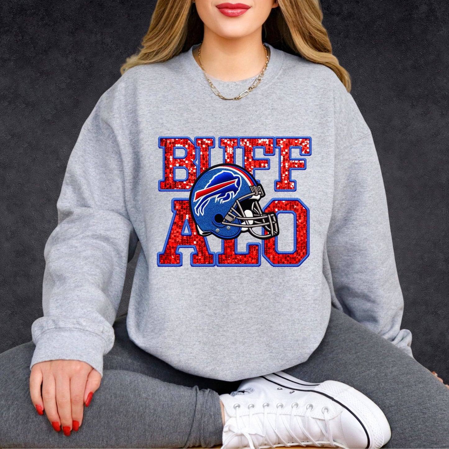 NFL Faux Sequins Sweatshirt