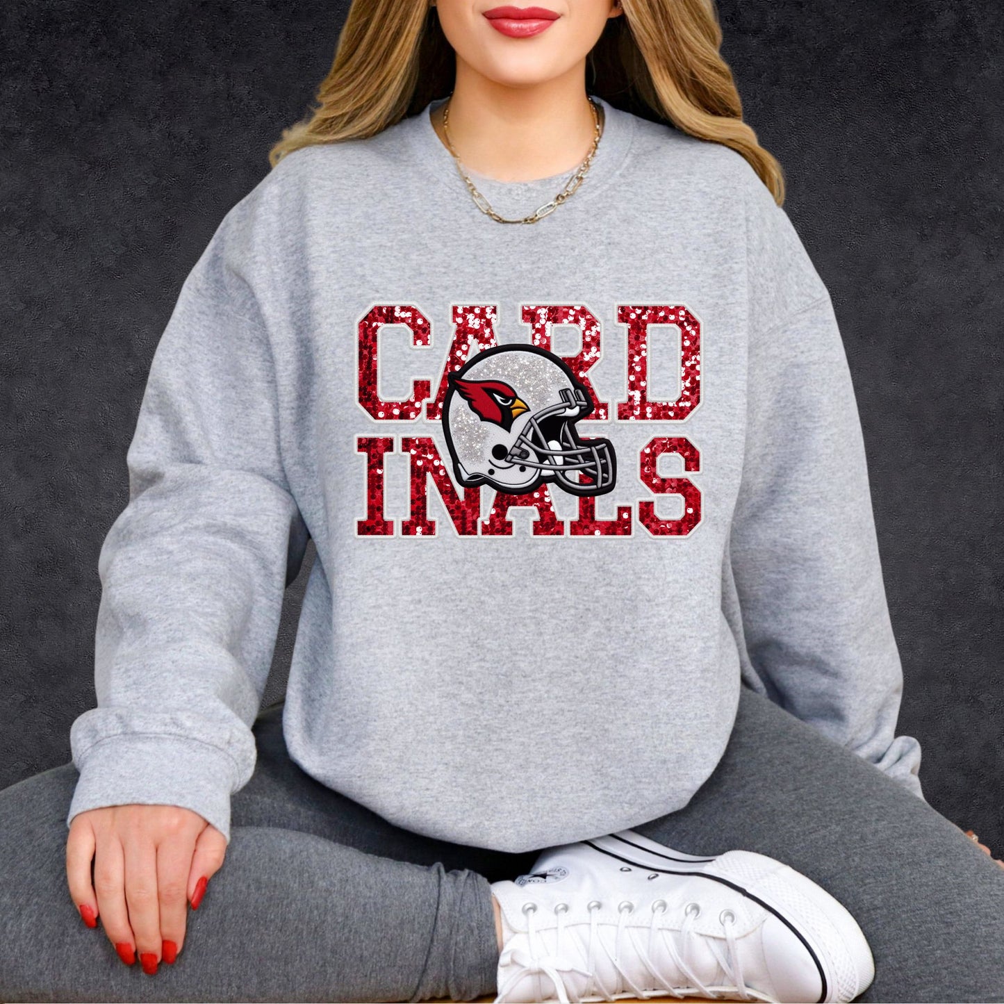 NFL Faux Sequins Sweatshirt