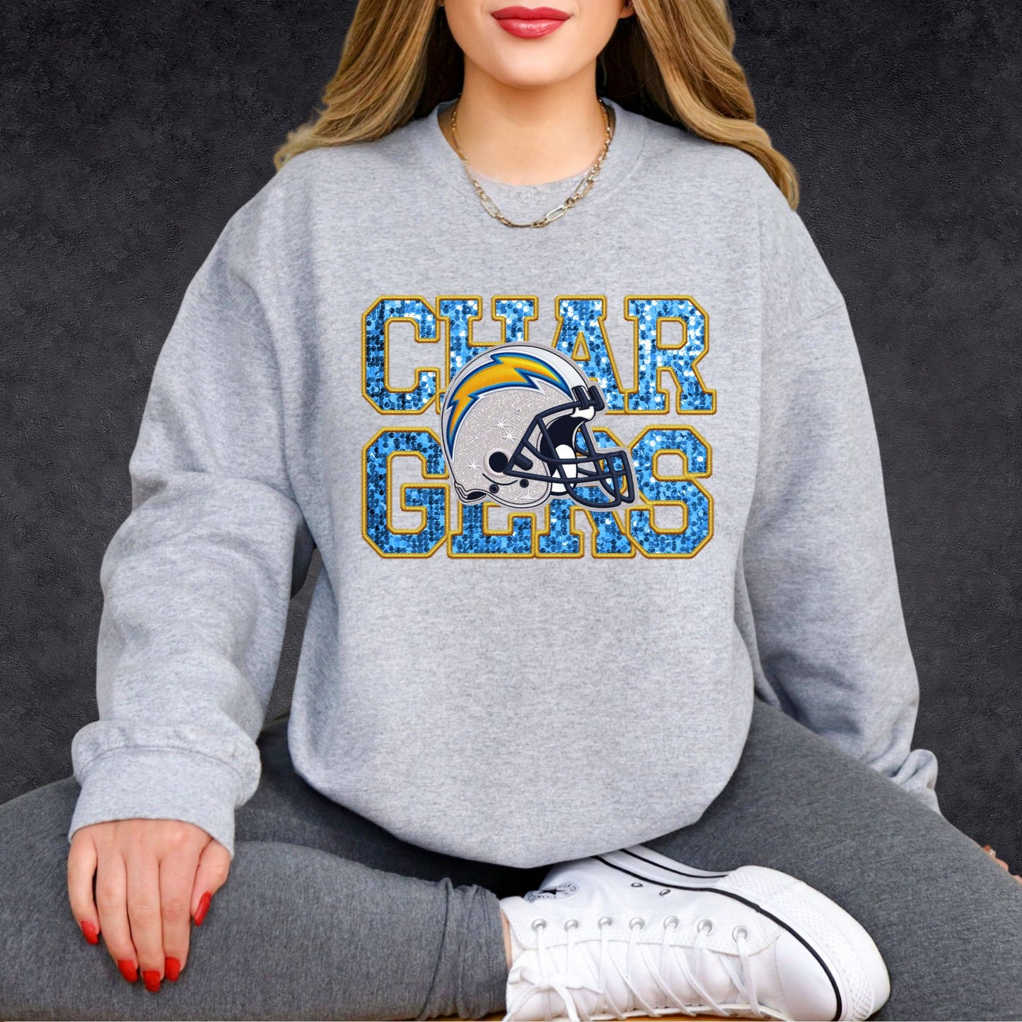 NFL Faux Sequins Sweatshirt