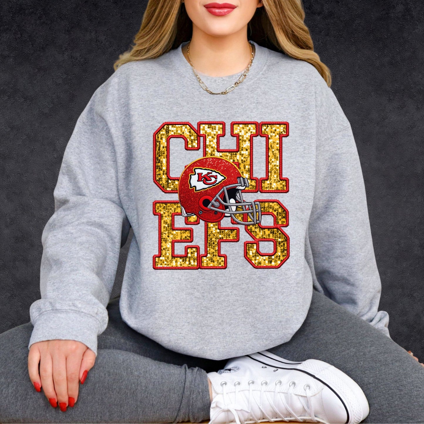 NFL Faux Sequins Sweatshirt