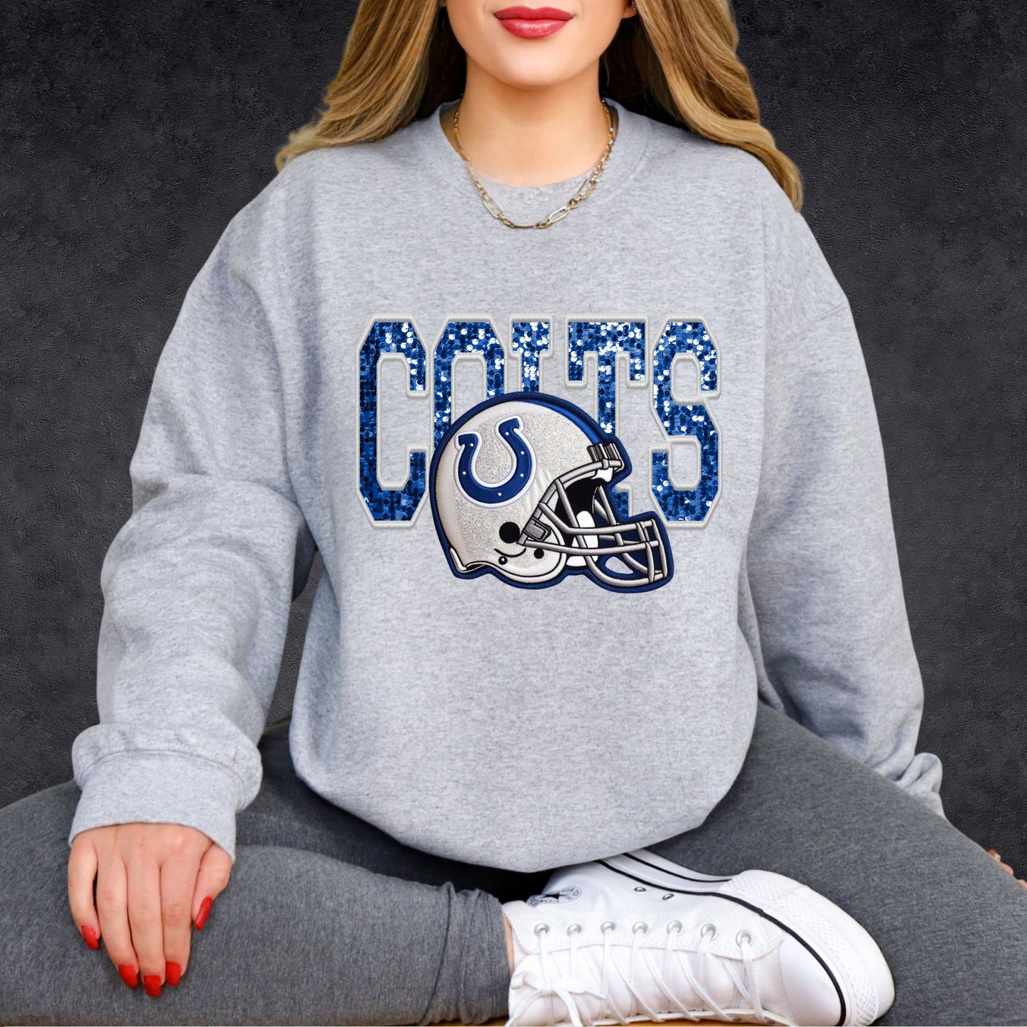 NFL Faux Sequins Sweatshirt
