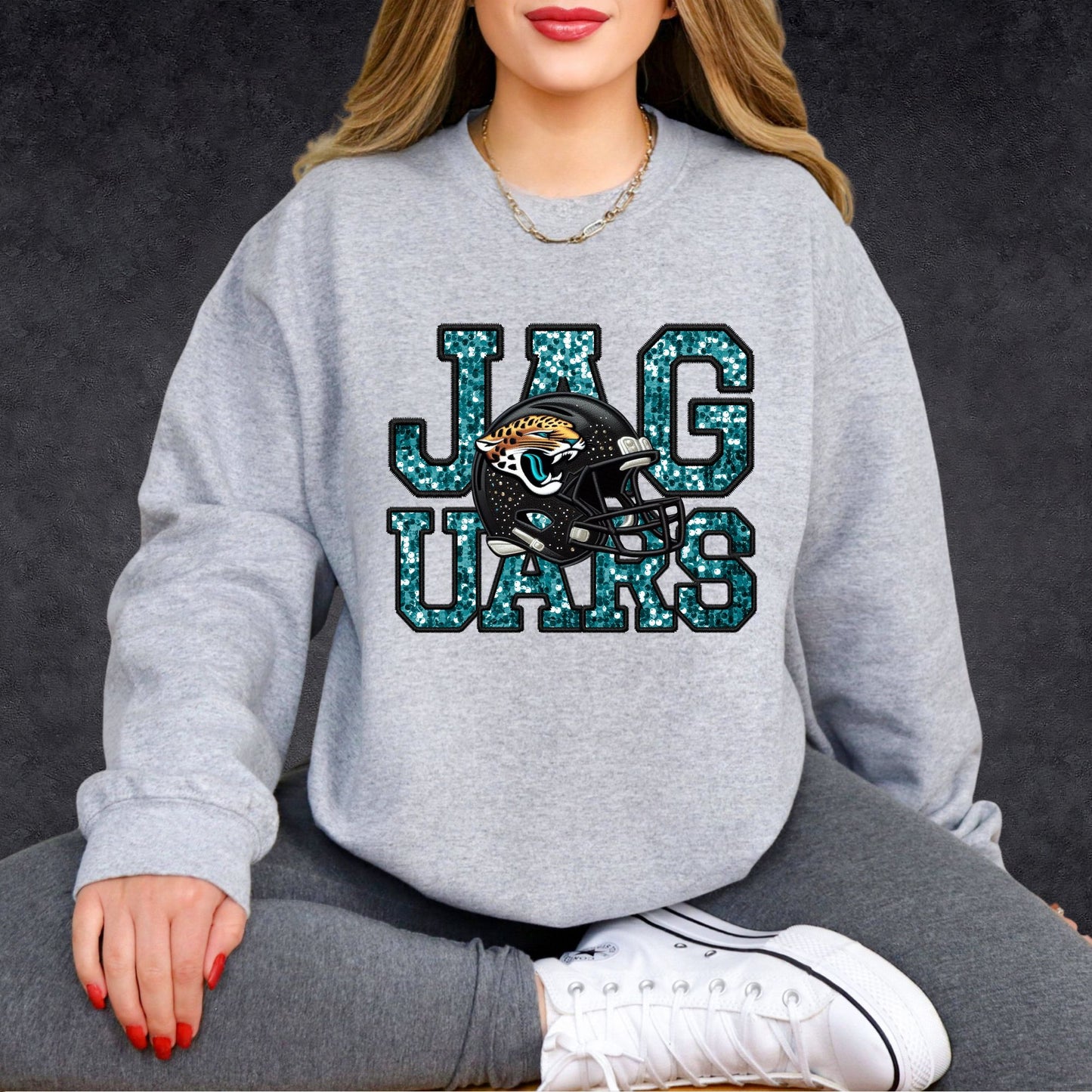 NFL Faux Sequins Sweatshirt