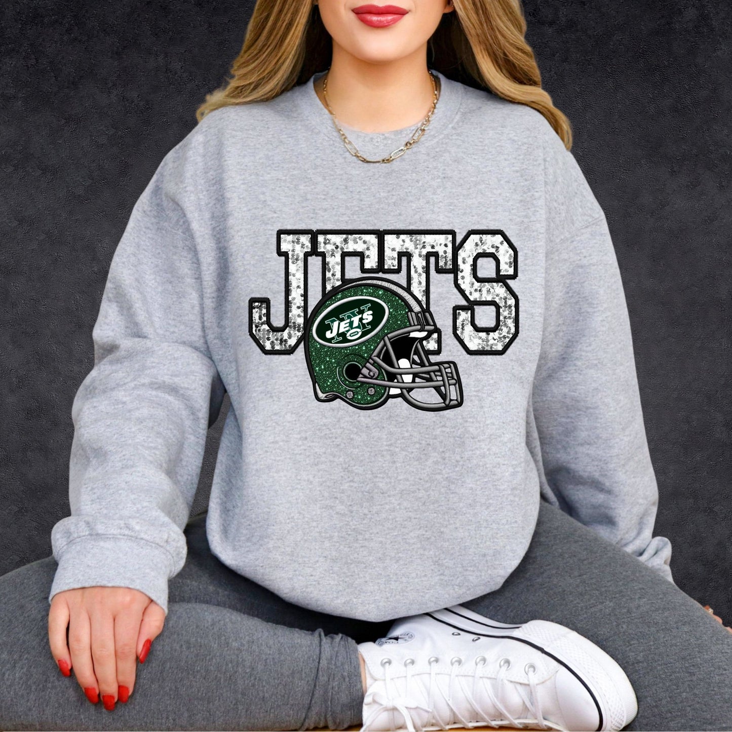 NFL Faux Sequins Sweatshirt