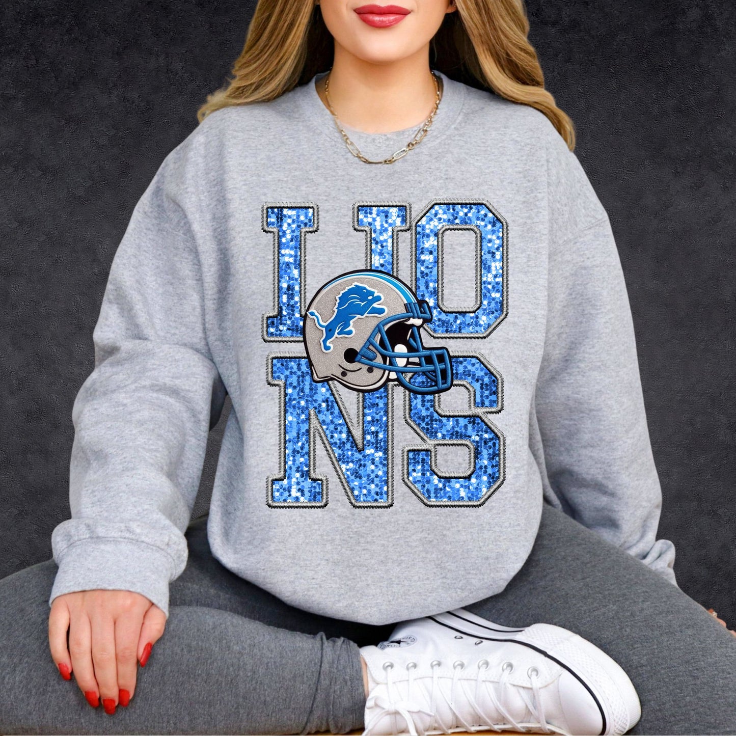 NFL Faux Sequins Sweatshirt
