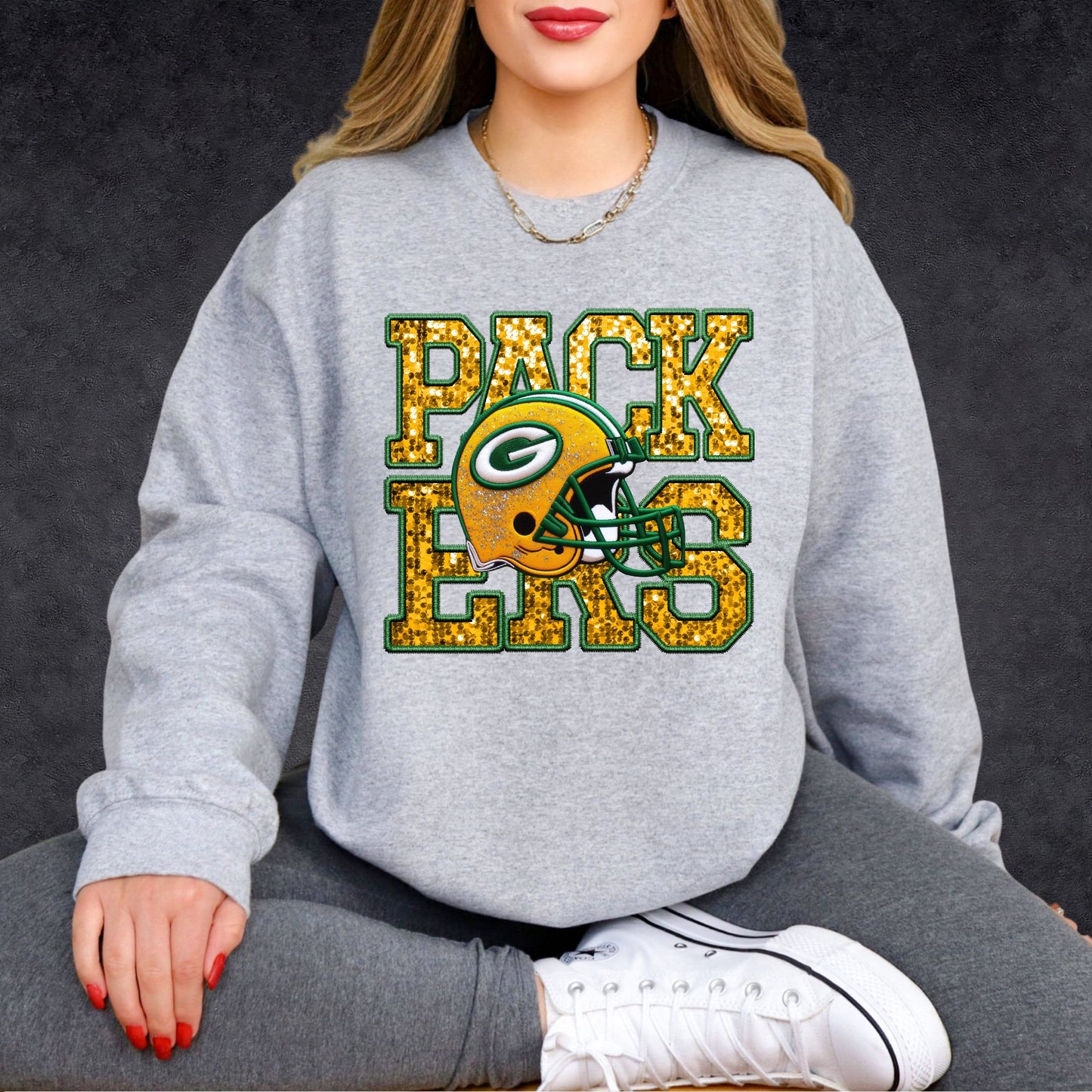 NFL Faux Sequins Sweatshirt