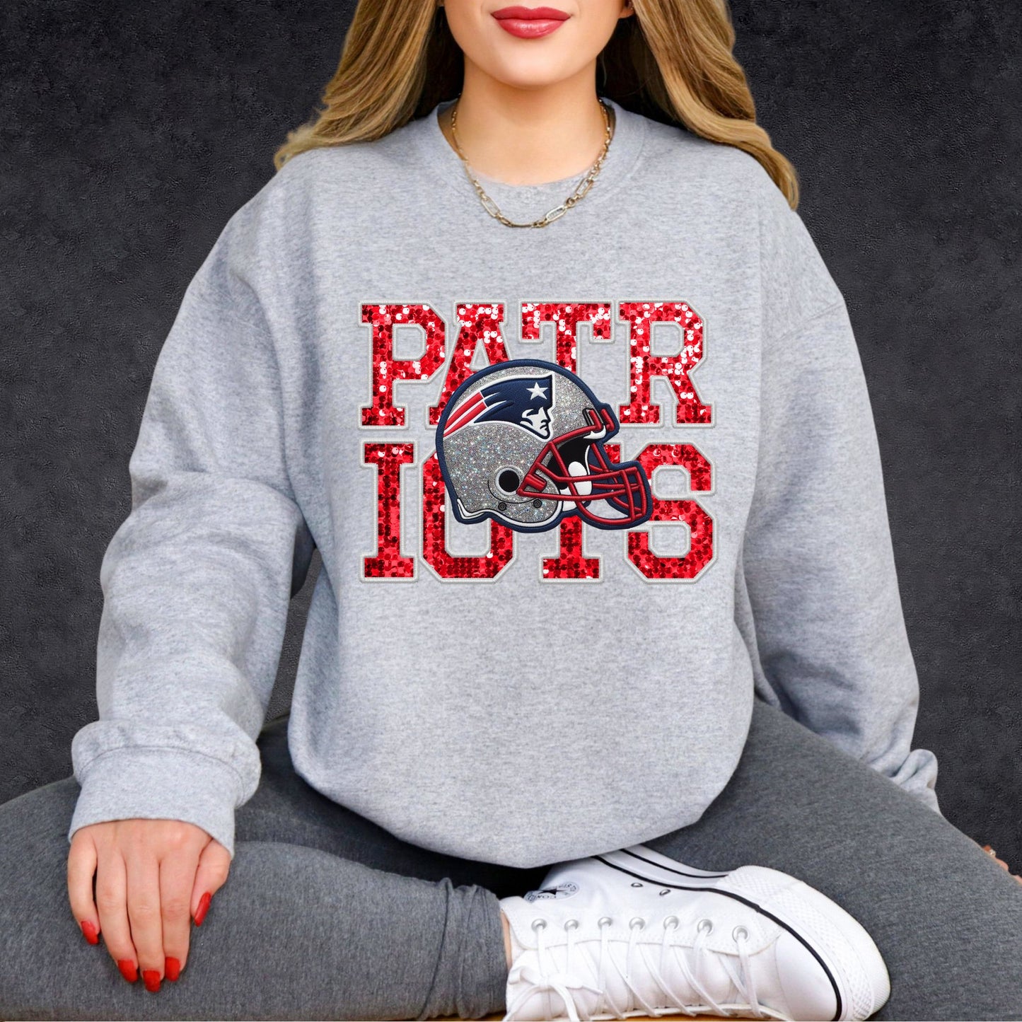 NFL Faux Sequins Sweatshirt