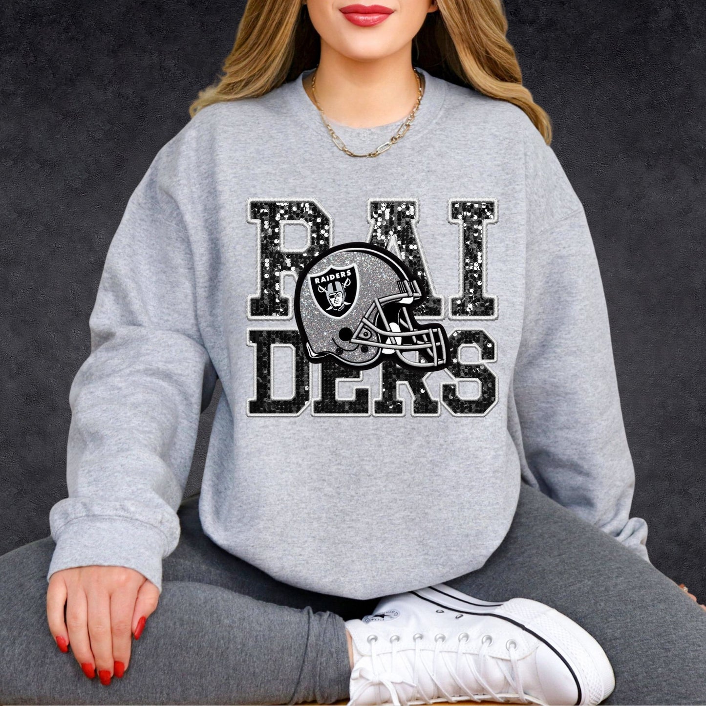 NFL Faux Sequins Sweatshirt