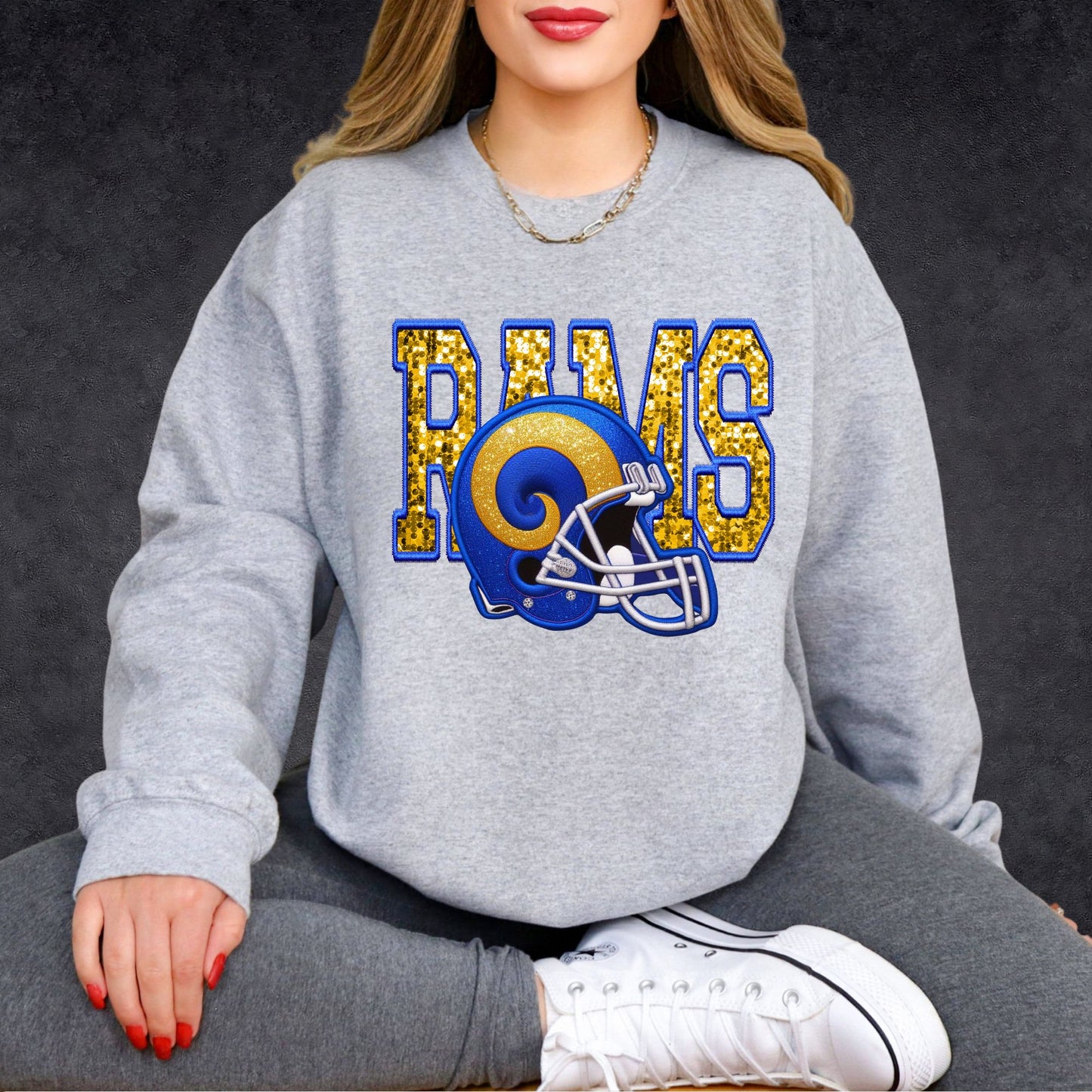 NFL Faux Sequins Sweatshirt