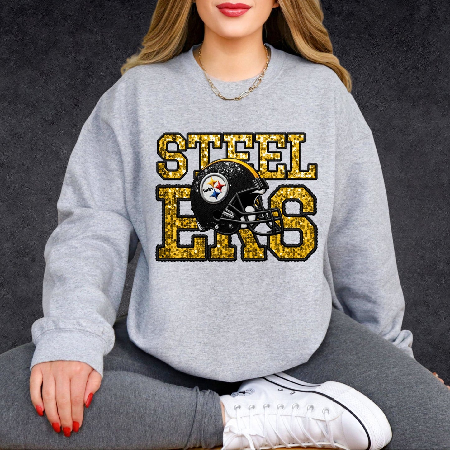 NFL Faux Sequins Sweatshirt