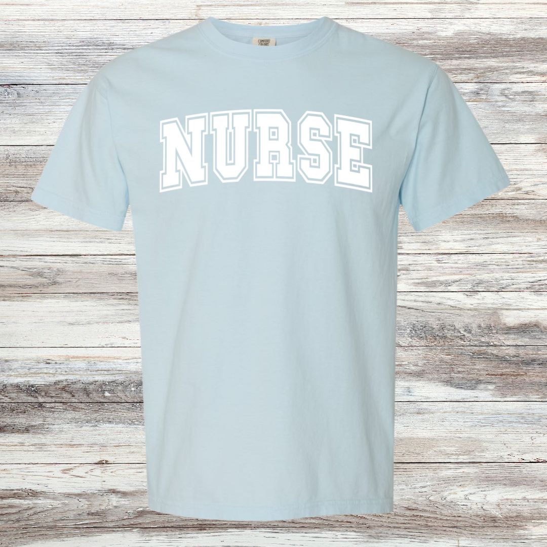 NURSE Collegiate Letter T-shirt