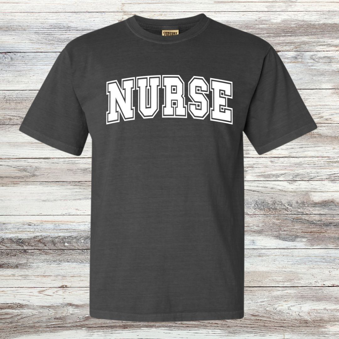 NURSE Collegiate Letter T-shirt