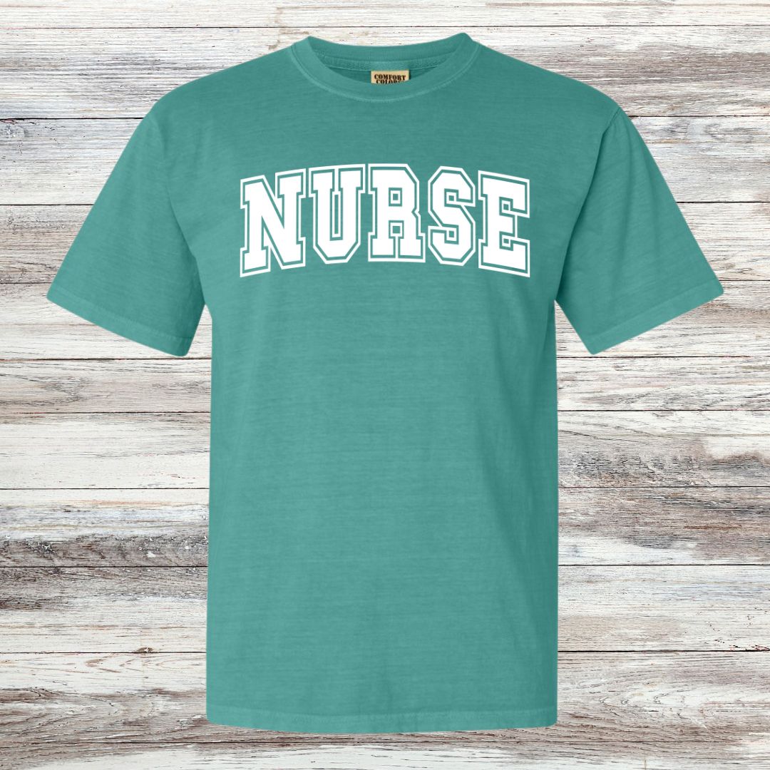 NURSE Collegiate Letter T-shirt