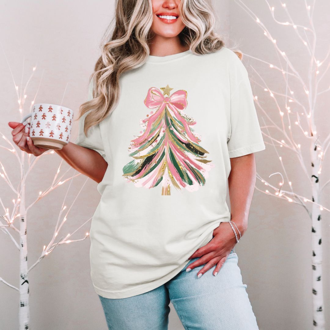 Pastel Brush Stroke Tree T-shirt