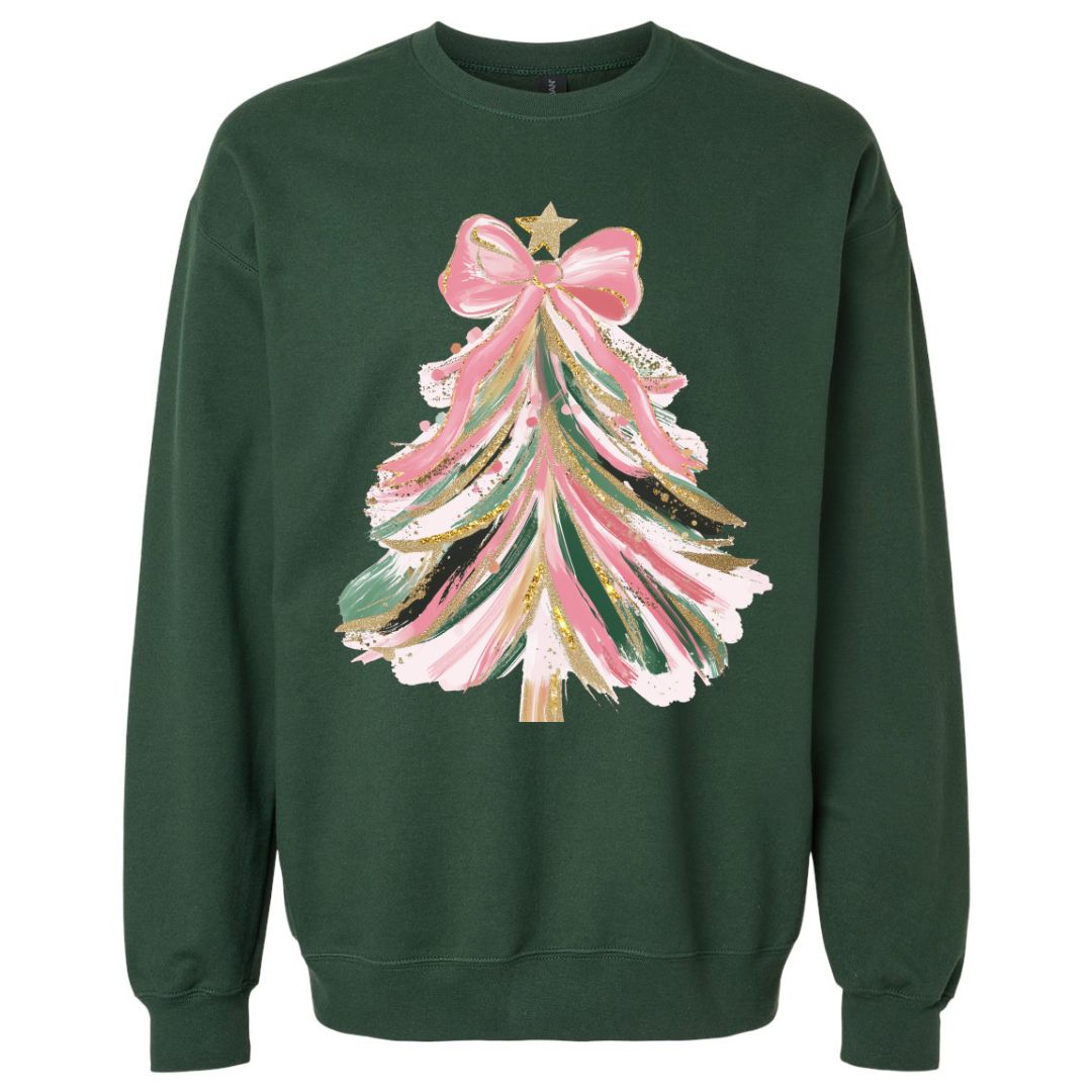 Pastel Brushstroke Tree Sweatshirt