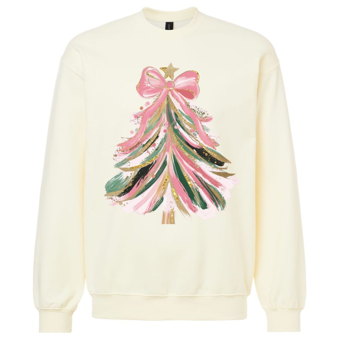 Pastel Brushstroke Tree Sweatshirt