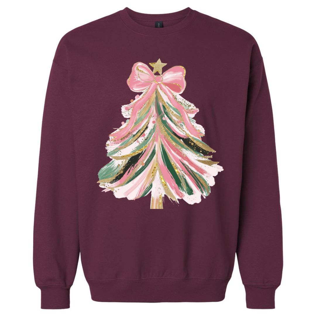 Pastel Brushstroke Tree Sweatshirt