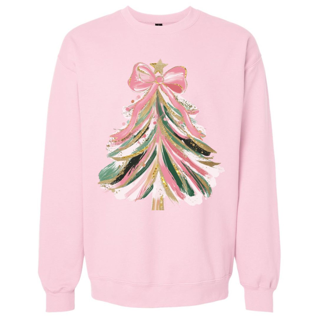 Pastel Brushstroke Tree Sweatshirt