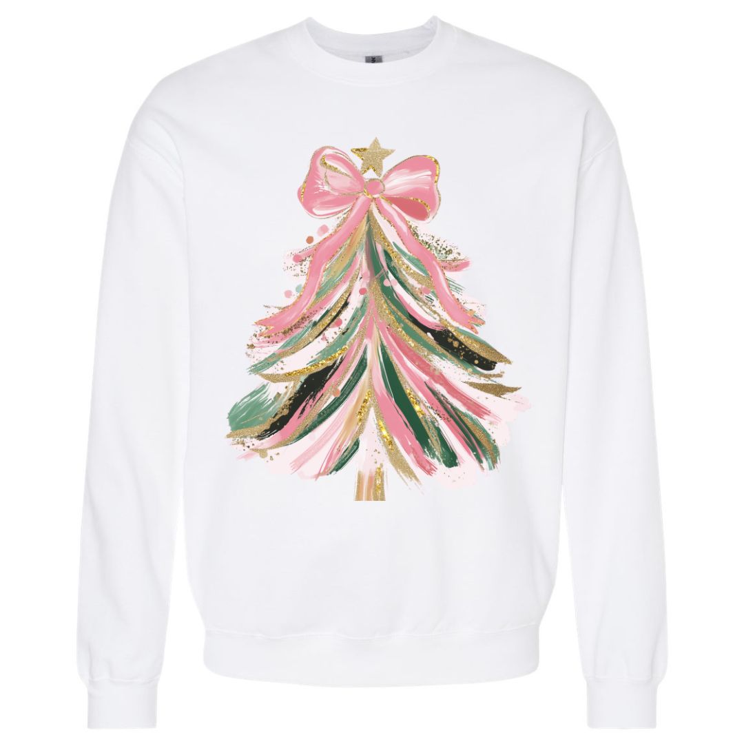 Pastel Brushstroke Tree Sweatshirt