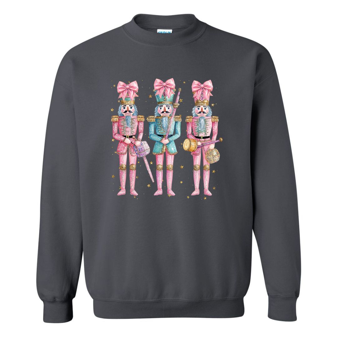 Pastel Christmas Nutcracker Sweatshirt