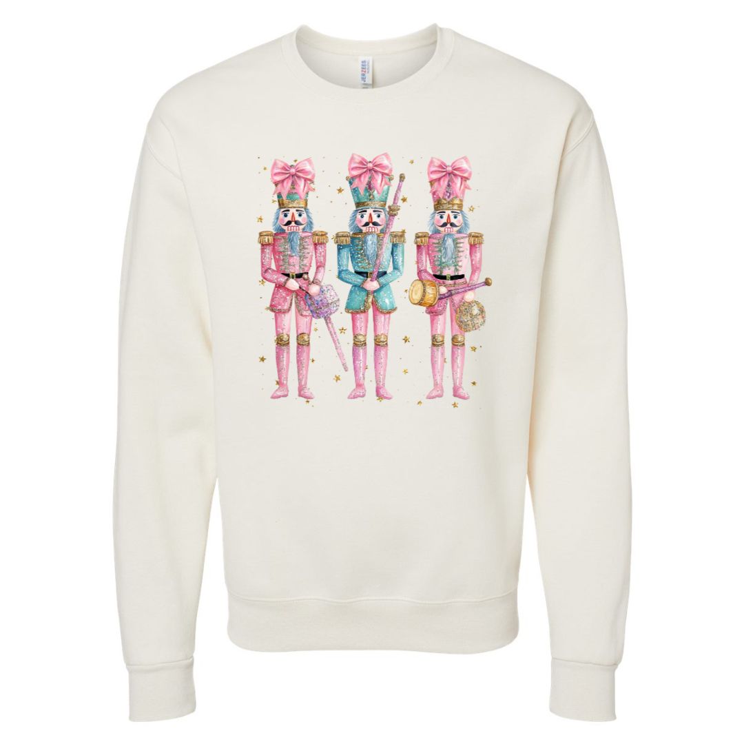 Pastel Christmas Nutcracker Sweatshirt