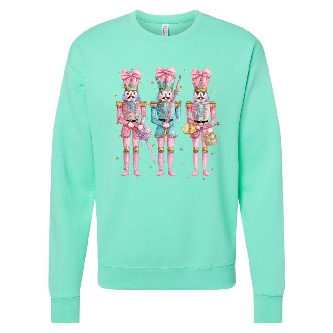 Pastel Christmas Nutcracker Sweatshirt