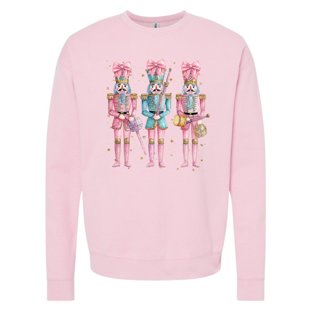 Pastel Christmas Nutcracker Sweatshirt