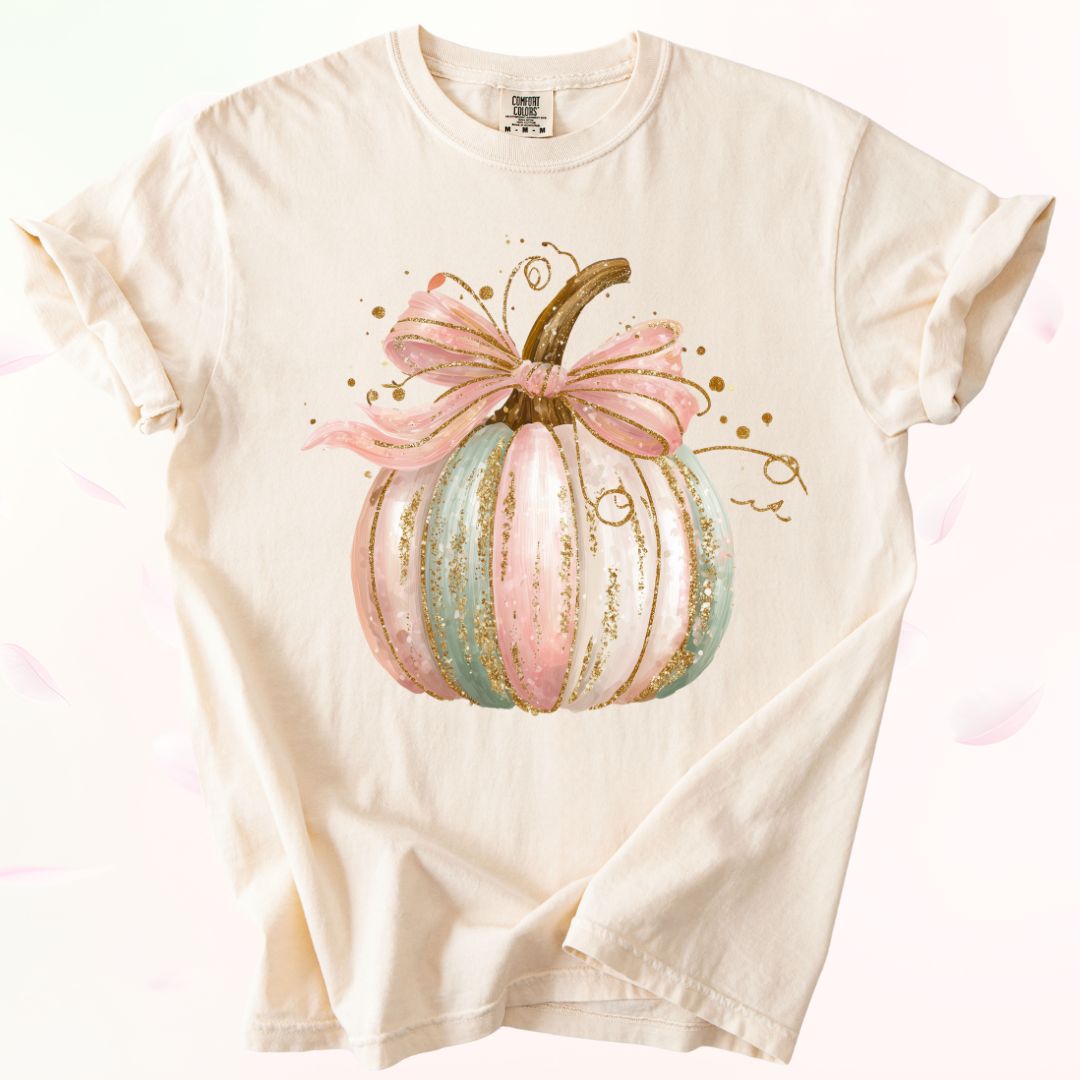 Pastel Pumpkin Whimsy T-shirt