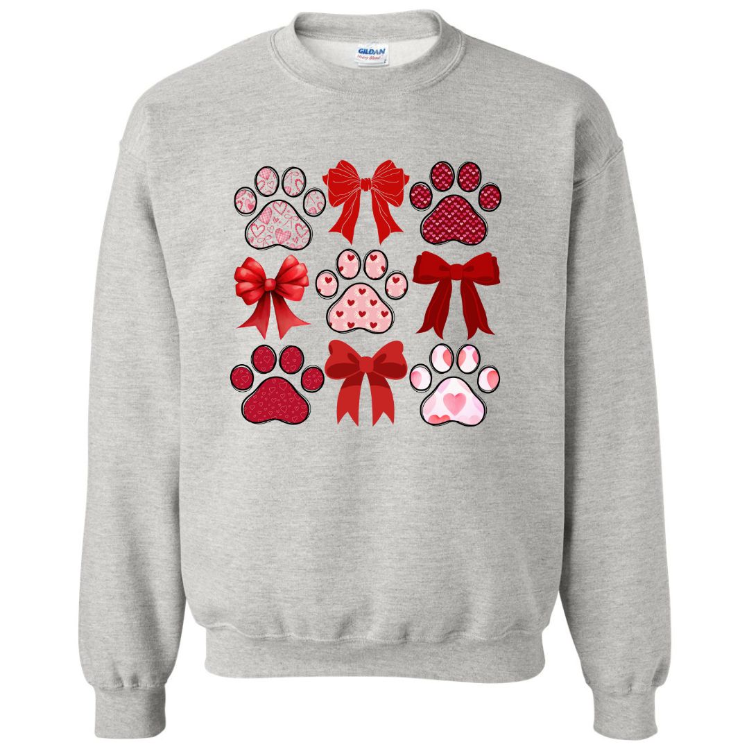 Paws & Bows Valentine Sweatshirt