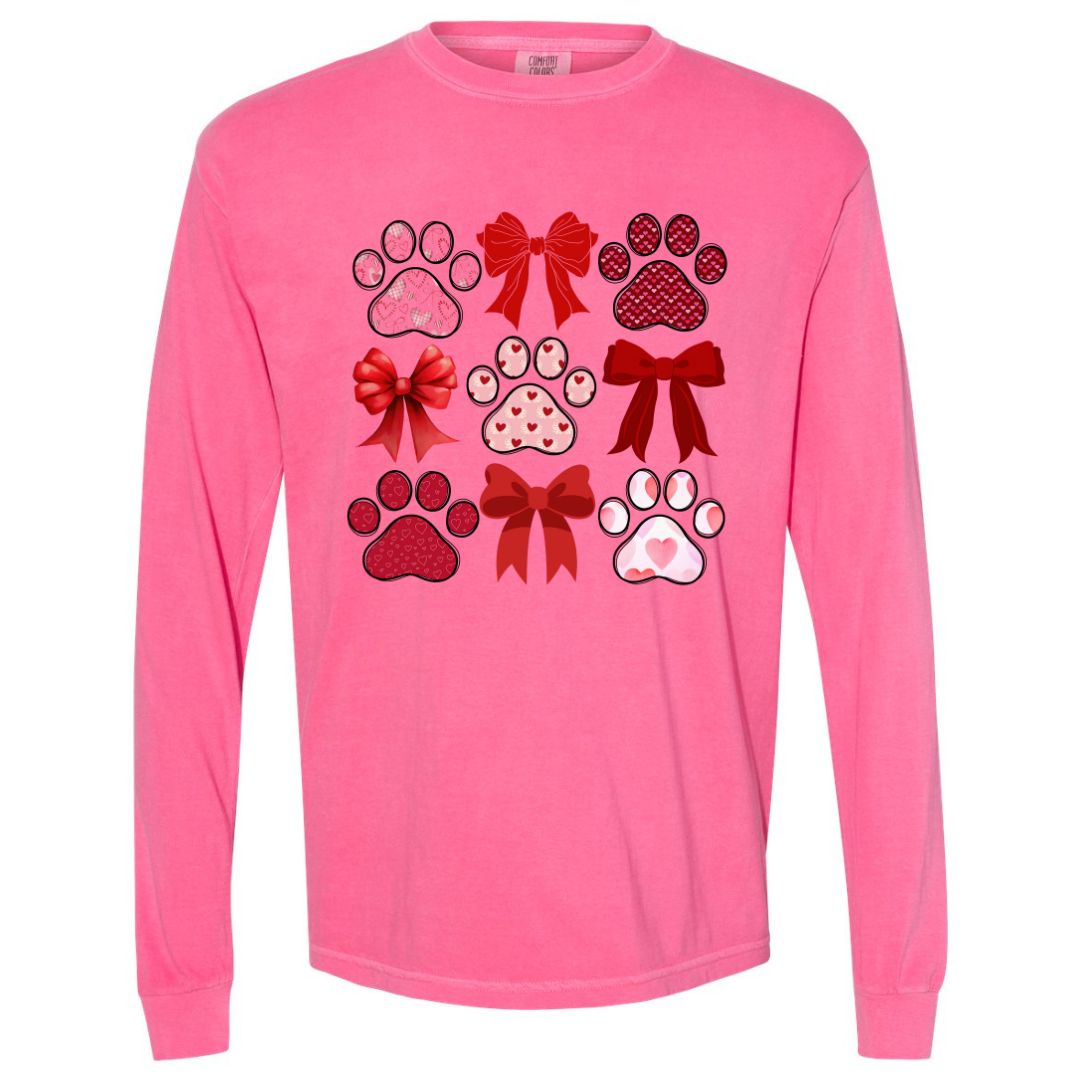 Paws & Bows Valentine T-shirt