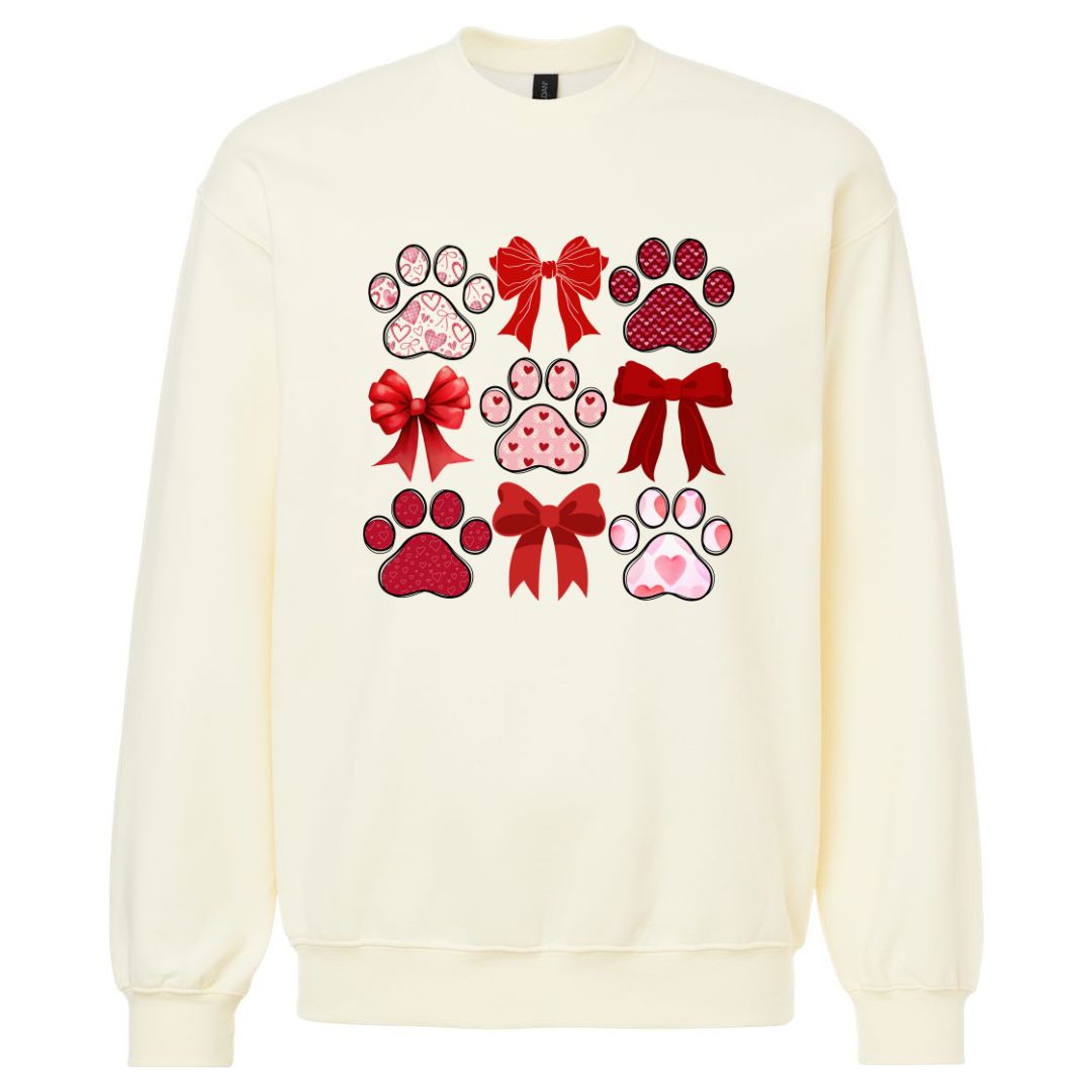 Paws & Bows Valentine Sweatshirt