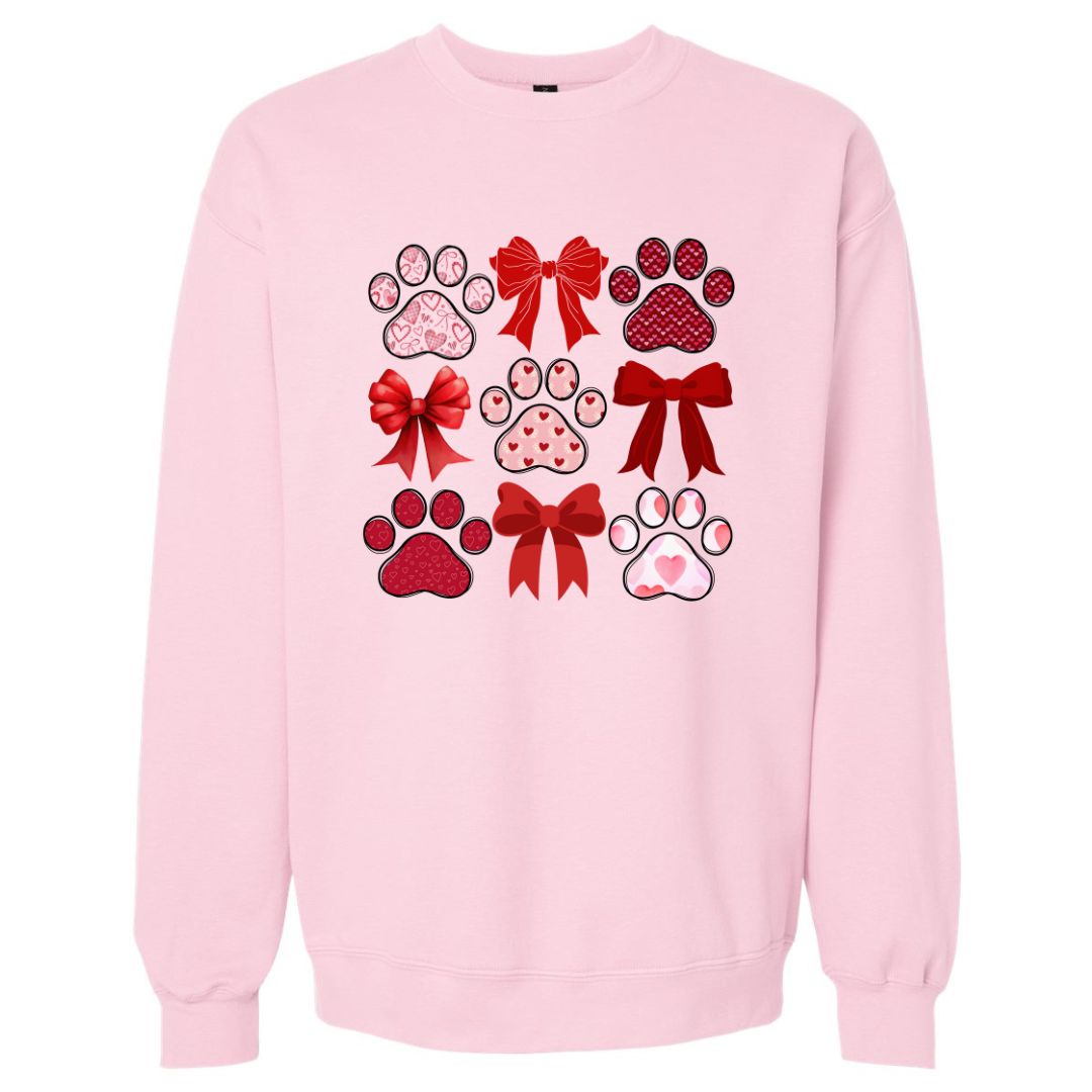 Paws & Bows Valentine Sweatshirt