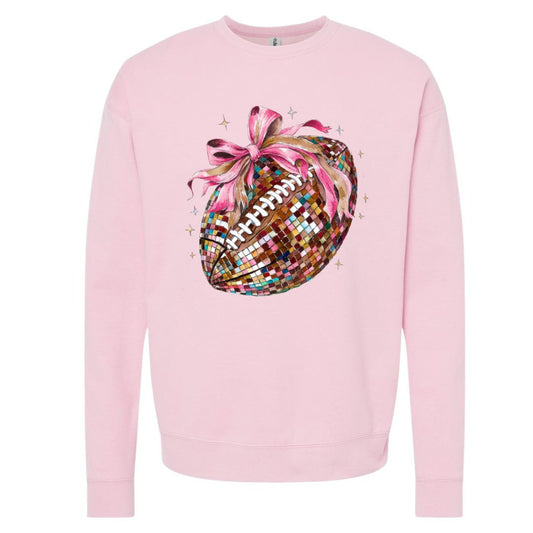 Disco Football Sweatshirt/Pink