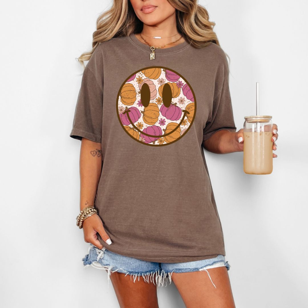 Pumpkin Smiley Tee