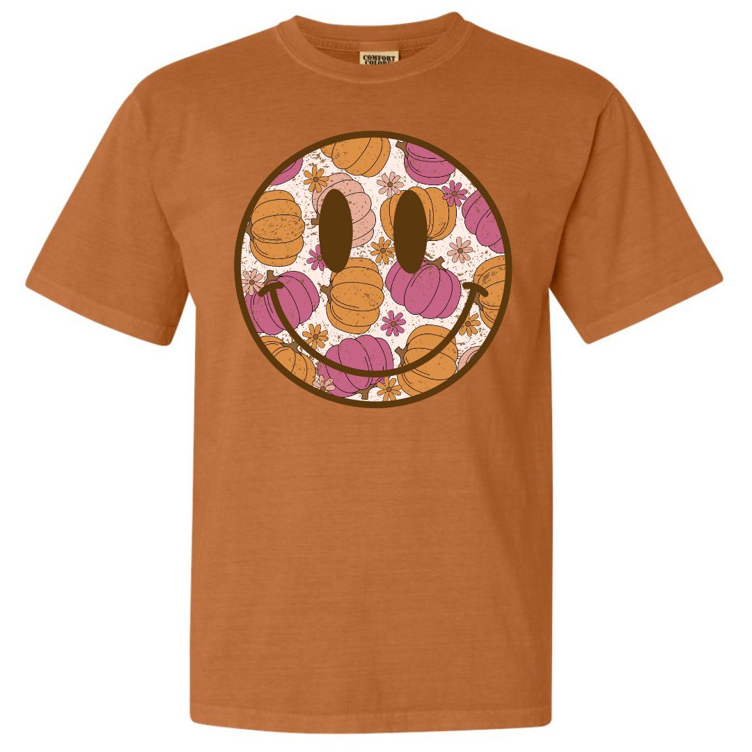 Pumpkin Smiley Tee