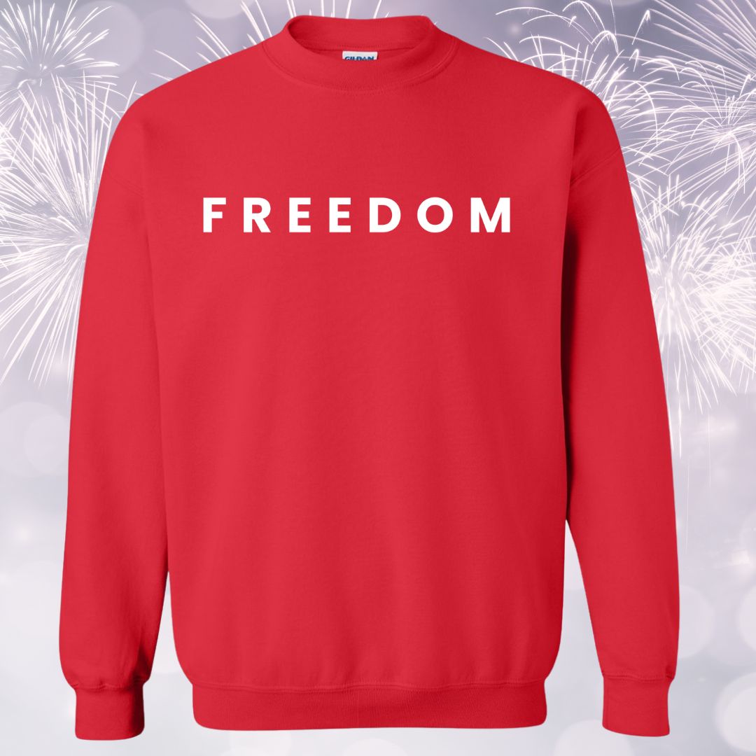 Charlie Kirk FREEDOM Crewneck Sweatshirt