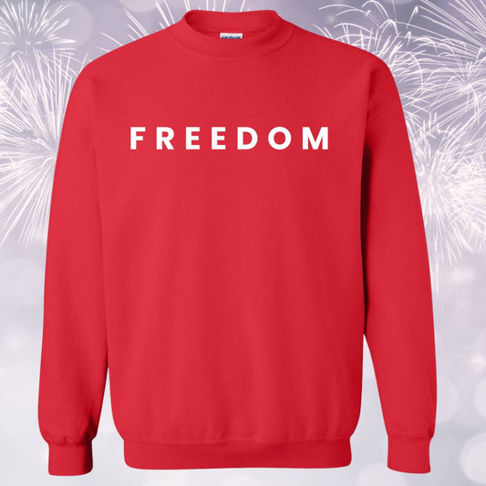 Charlie Kirk FREEDOM Crewneck Sweatshirt