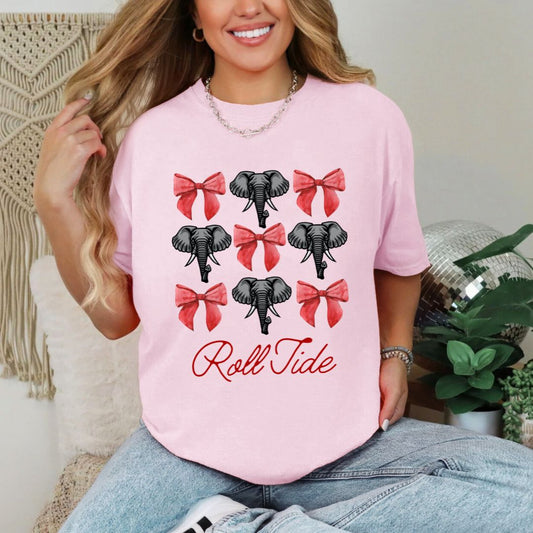 Roll Tide Coquette Collage T-shirt
