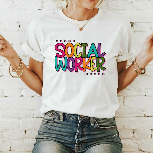 Social Workers Make Lives Brighter T-shirt