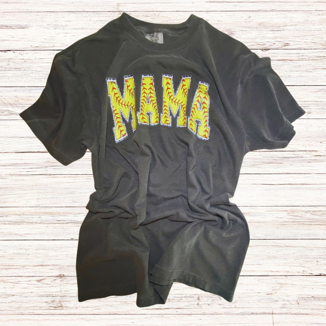 MAMA Softball T-shirt/Pepper