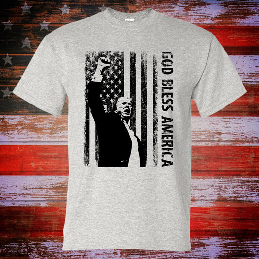 Trump God Bless America T-shirt