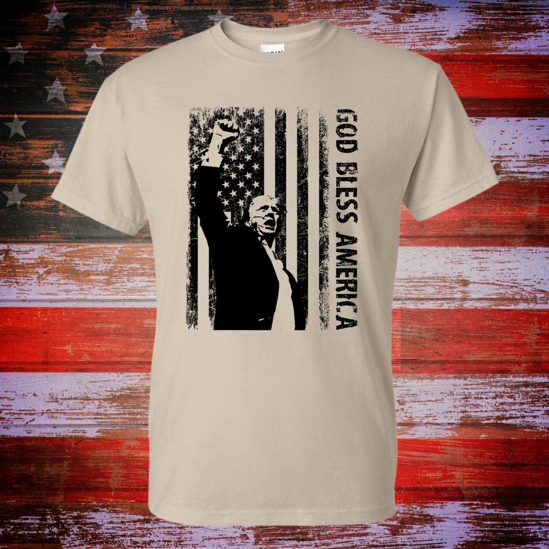 Trump God Bless America T-shirt