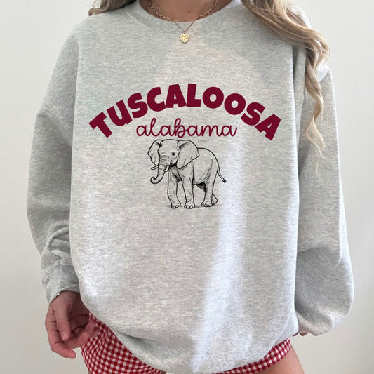 TUSCALOOSA Alabama Elephant Sweatshirt