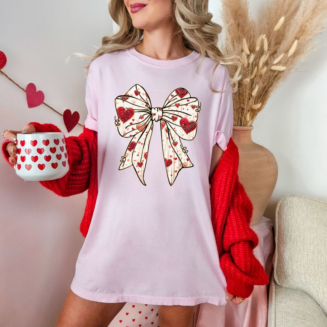 Valentine Bow Coquette T-shirt