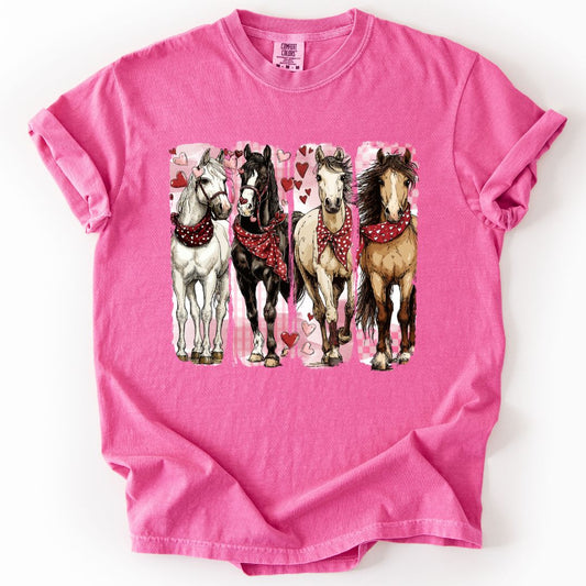 Valentine Horses T-shirt