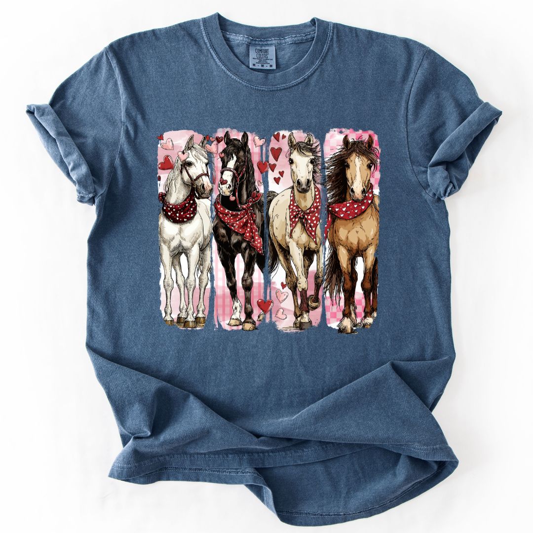 Valentine Horses T-shirt
