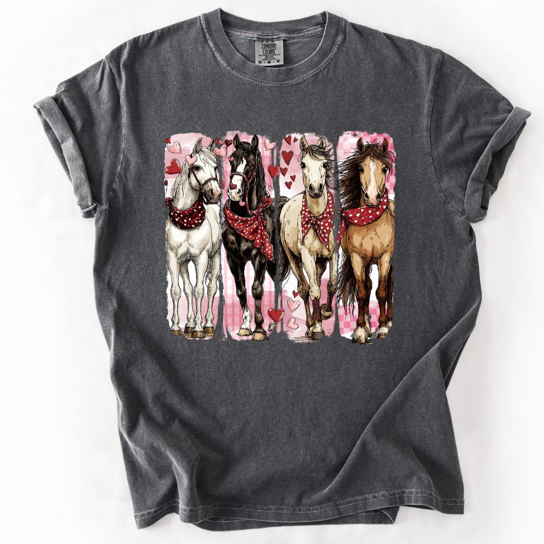 Valentine Horses T-shirt