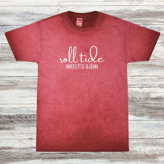 Roll Tide Oil Wash Tee