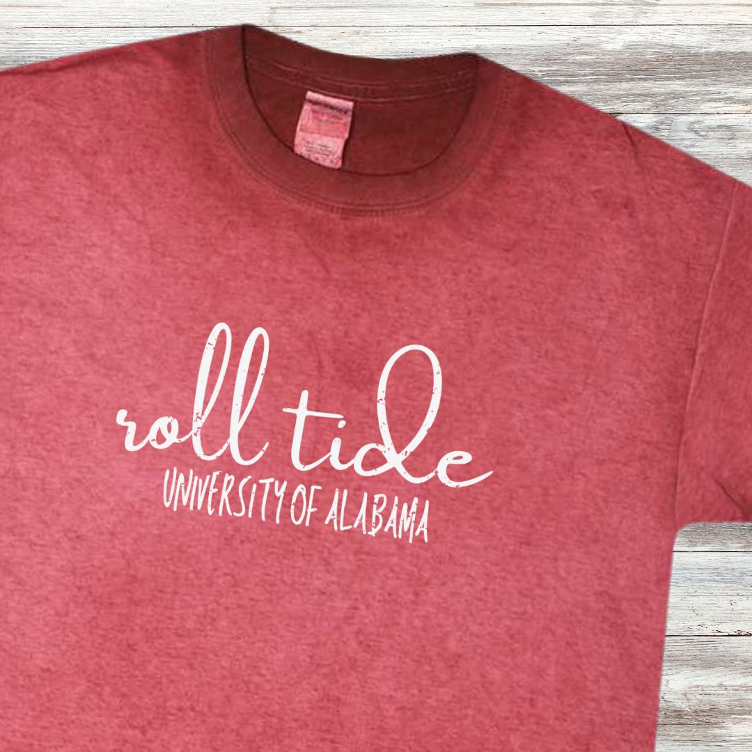 Roll Tide Oil Wash Tee